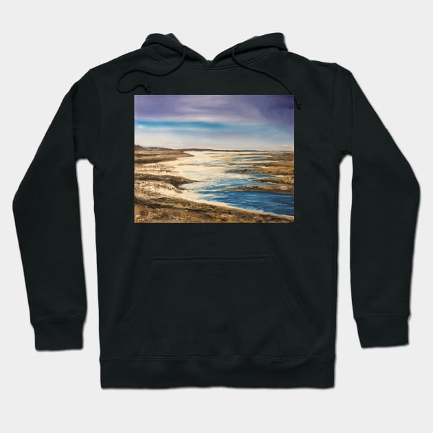 Snettisham Beach Hoodie by bobpetcher